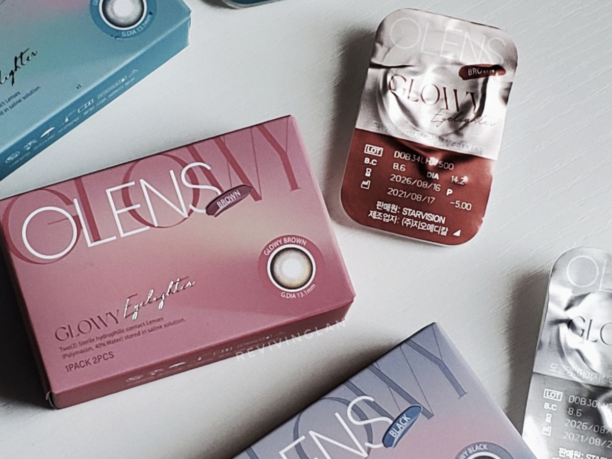 [2021/September Review] Olens Glowy Eyelighter 3 colored contact lenses
